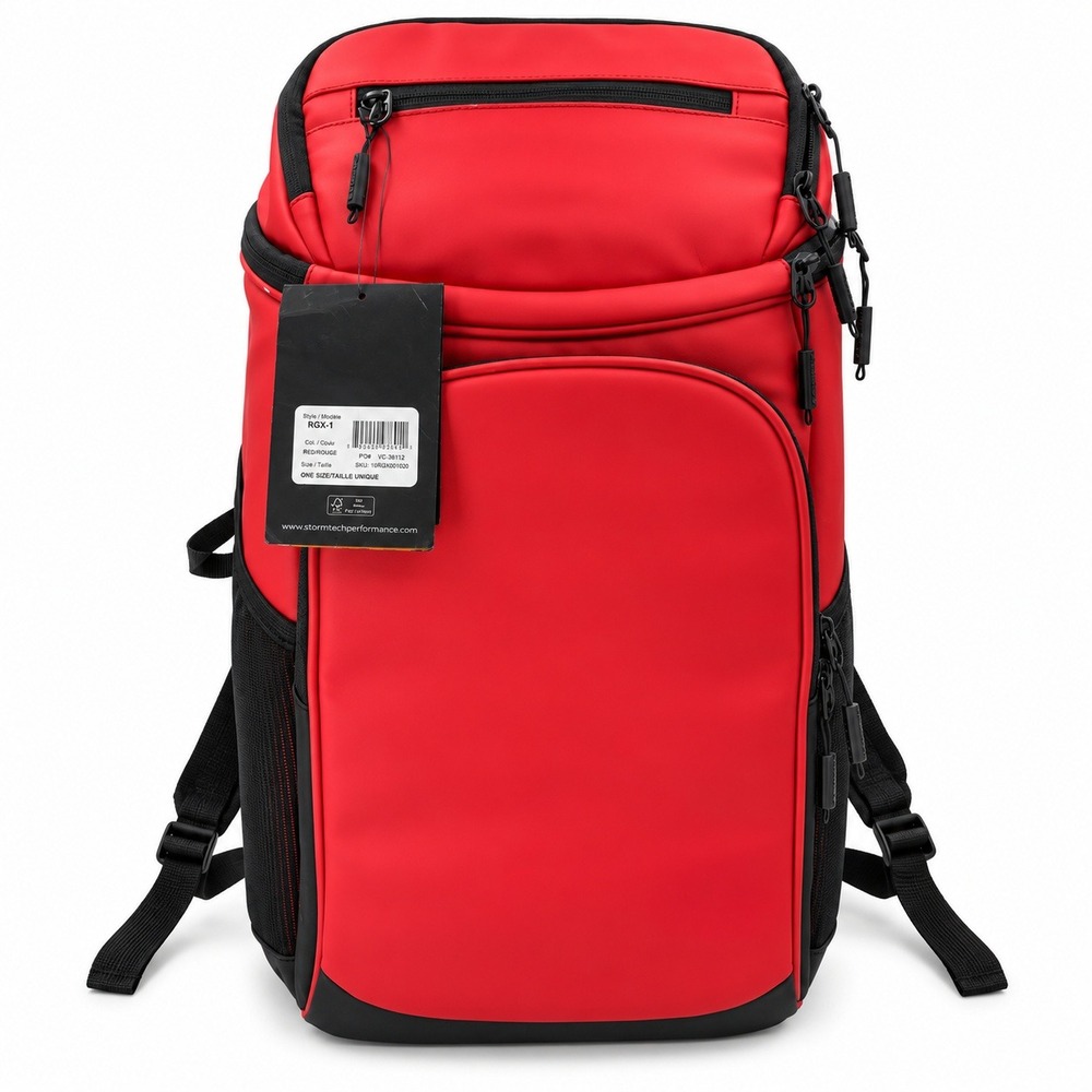 Stormtech Oregon 24 Cooler Backpack Red Black Insulated Ice Pack NWT Flaw